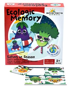 adventerra games - eating in season - learning games for kids ages 3-5 - toddler learning toys ages 3-5 - educational toys - learning toys - memory game for toddlers - birthday gifts for kid