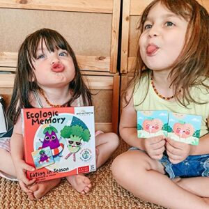 Adventerra Games - Eating in Season - Learning Games for Kids Ages 3-5 - Toddler Learning Toys Ages 3-5 - Educational Toys - Learning Toys - Memory Game for Toddlers - Birthday Gifts for Kid