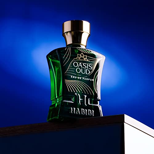 H HABIBI Oasis Oud Find Your Signature Scent with this Luxury EDP for Men and Women - Eau de Parfum Fragrance - 2.5 fl oz of Unique & long-lasting Perfume