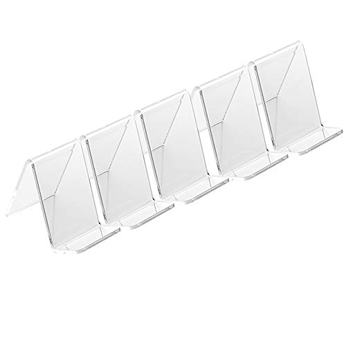 5 Pack Clear Show Rack Display Holder Mount Stand for Mobile Cell Phone iPhone Display Stands