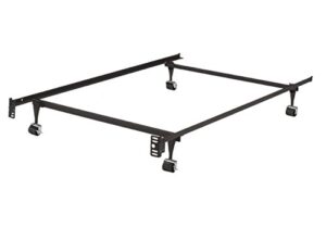kb designs - sturdy metal twin size bed frame base for box spring and mattress foundation