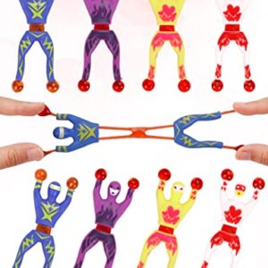 DG-Direct 28 Packs Valentine's Day Cards with Sticky Wall Climbing Men Ninja Toys, Kids Valentine Party Favor, Valentine's Day School Classroom Prizes, Valentine Exchange Gift