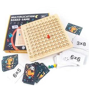 multiplication board game wooden math multiplication board game children's educational toys early education toys