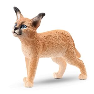 schleich wild life new 2023, wild animal jungle safari toys for kids, baby caracal toy figurine, ages 3+