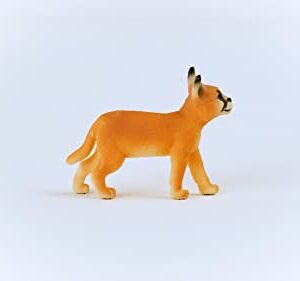 Schleich Wild Life New 2023, Wild Animal Jungle Safari Toys for Kids, Baby Caracal Toy Figurine, Ages 3+