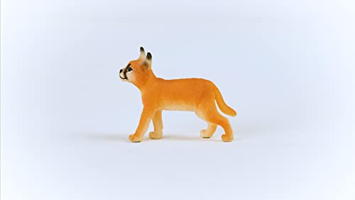 Schleich Wild Life New 2023, Wild Animal Jungle Safari Toys for Kids, Baby Caracal Toy Figurine, Ages 3+