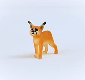 Schleich Wild Life New 2023, Wild Animal Jungle Safari Toys for Kids, Baby Caracal Toy Figurine, Ages 3+