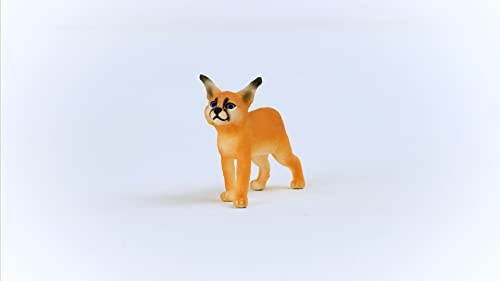 Schleich Wild Life New 2023, Wild Animal Jungle Safari Toys for Kids, Baby Caracal Toy Figurine, Ages 3+