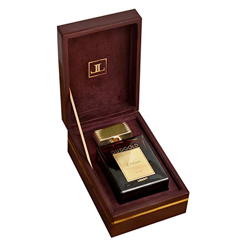 Liberty Luxury OudGold Silk Intense Limited Edition Oud Parfum for Men and Women (100ml/3.4Oz), Perfume, Crafted in France, Woody Notes, Long Lasting - upto 3 days