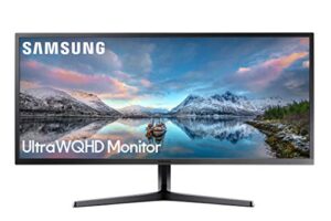 samsung 34" class ultrawide monitor with 21:9 wide screen, s34j552wqnxza
