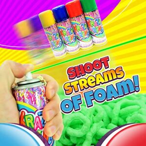 JAJA-RU Krazy String Silly Streamer Can Spray (12 Cans) Small Party Spray Can Confetti Toy for Kids and Adults. Kids' String Launcher Party Favors Stocking Stuffers Birthday Bulk Supplies. 3060-12A