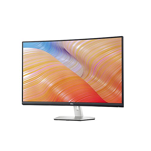 Dell S3222HN 32-inch FHD 1920 x 1080 at 75Hz Curved Monitor, 1800R Curvature, 8ms Grey-to-Grey Response Time (Normal Mode), 16.7 Million Colors, Black (Latest Model) (Renewed)