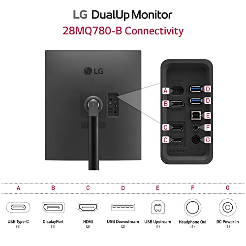LG 28" SDQHD 16:18 DualUp Monitor with USB Type-C