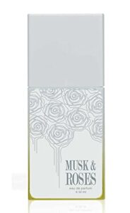 ahmed musk & roses 50ml sensual unisex perfume for women and men featuring sandalwood, oud, cedar and white musk base blended with a fresh fruity top by al maghribi arabian oud and fragrance dubai