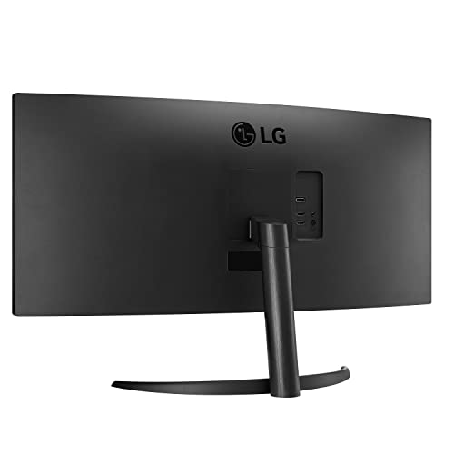 LG 34WP60C-B 34-Inch 21:9 Curved UltraWide QHD (3440x1440) VA Display with sRGB 99% Color Gamut and HDR 10, AMD FreeSync Premium and 3-Side Virtually Borderless Screen Curved QHD Tilt