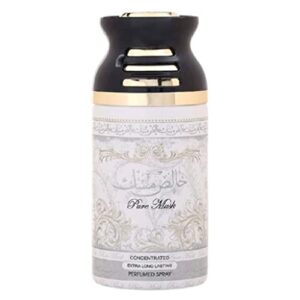 pure musk deodorant - 250ml (8.4 oz ) i pure musk, 3 pack | oriental deo with a classic combination of oudh, roses & vanilla i energizing oud fragrance i classy unisex scent i summer deo fresh, citrus, pepper i vanilla, jasmine, white musk, ambergris & sa