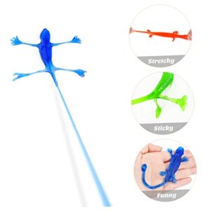 NUOBESTY 240 pcs Stretchable Hands Game Frogs Tricky Crawlers Climbers Flying Wall Funny New Children Man Spider Toys Including Christmas Party Elastic Boys Sticky Girls Fun Crawler