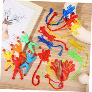 NUOBESTY 240 pcs Stretchable Hands Game Frogs Tricky Crawlers Climbers Flying Wall Funny New Children Man Spider Toys Including Christmas Party Elastic Boys Sticky Girls Fun Crawler
