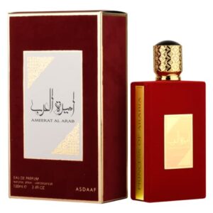 Ameerat Al Arab Unisex EDP - Eau De Parfum 100ml(3.4 oz) | Oriental, Exotic, Attractive | Citrus, Bergamot, White Musk, Aloe Vera, Jasmine, Wood, Musk and Oud | by Asdaaf