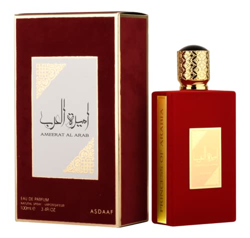 Ameerat Al Arab Unisex EDP - Eau De Parfum 100ml(3.4 oz) | Oriental, Exotic, Attractive | Citrus, Bergamot, White Musk, Aloe Vera, Jasmine, Wood, Musk and Oud | by Asdaaf