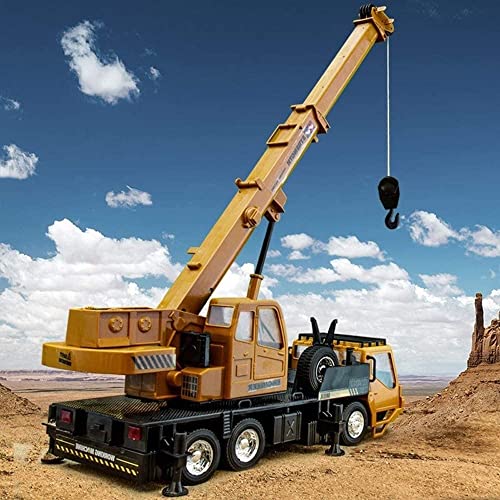 ZOTTEL Remote Control Engineering Vehicle Tower Crane RC Mobile Construction Crane Bulldozer Loader Gift Boy Toys Excavator Educational Toys