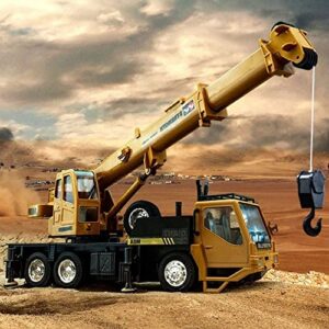 ZOTTEL Remote Control Engineering Vehicle Tower Crane RC Mobile Construction Crane Bulldozer Loader Gift Boy Toys Excavator Educational Toys