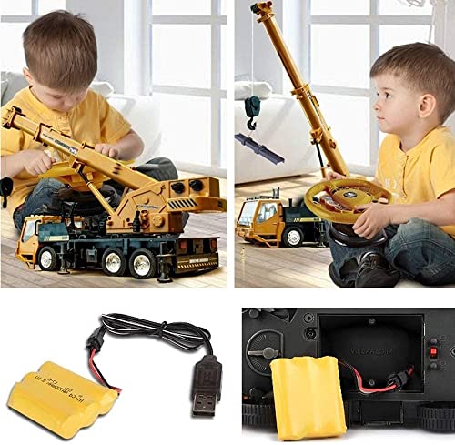 ZOTTEL Remote Control Engineering Vehicle Tower Crane RC Mobile Construction Crane Bulldozer Loader Gift Boy Toys Excavator Educational Toys