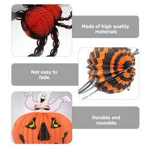 Beavorty 24 pcs Spider Honeycomb Ball Pumpkin Pleated Dot Birthday Paper Balls Decorative Decor Personalized Themed Fans Event Pom Tissue Party Pendant House Poms Indoor Decorations Circle