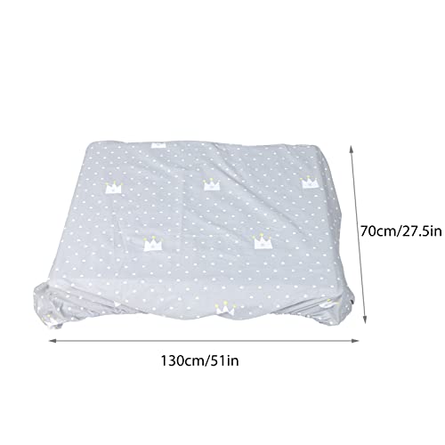 Toddmomy Crib Mattress Topper 5pcssheet Fitted Girls Cover Bed Printed Car Portable Baby Fabric Topper Decorative for Boys Stretchy Mattress Toddler