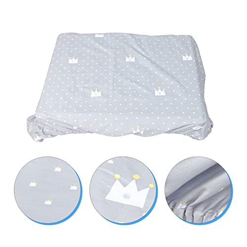 Toddmomy Crib Mattress Topper 5pcssheet Fitted Girls Cover Bed Printed Car Portable Baby Fabric Topper Decorative for Boys Stretchy Mattress Toddler