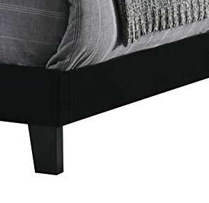 Best Quality Furniture B102-FB Bedframe, Full, Black