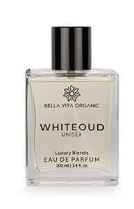 glamorous hub bella vita organic white oud perfume for men and women soft oudh scent long lasting fragrance unisex, 100 ml