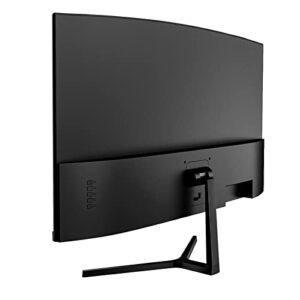 CRUA 24 inch 144hz/165hz Curved Gaming Monitor, FHD 1080P Frameless Computer Monitor, Support AMD freesync Low Motion Blur, Eye Care, VESA, DisplayPort, HDMI, Black