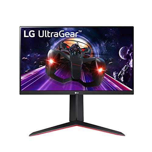 LG 24GN650-B Ultragear Gaming Monitor 24” FHD (1920 x 1080) IPS Display, 144Hz Refresh Rate, 1ms (GtG), AMD FreeSync Premium, Tilt/Height/Pivot Adjustable Stand - Black