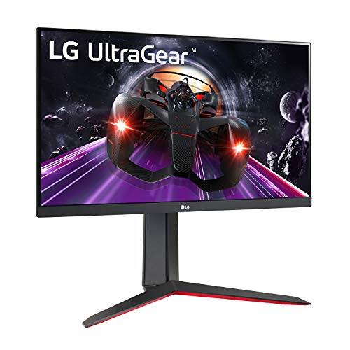 LG 24GN650-B Ultragear Gaming Monitor 24” FHD (1920 x 1080) IPS Display, 144Hz Refresh Rate, 1ms (GtG), AMD FreeSync Premium, Tilt/Height/Pivot Adjustable Stand - Black