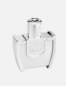 swiss arabian swiss musk - luxury products from dubai - long lasting and addictive personal edp spray fragrance - a seductive, signature aroma - the luxurious scent of arabia - 1.5 oz