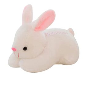 bunny toys educational interactive toys bunnies stuffed animal easter plush bunny toy easter plush toys (white, one size)