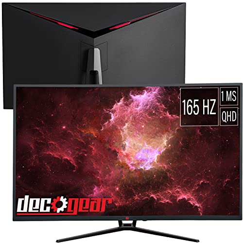 Deco Gear 39" Curved Ultrawide Gaming Monitor, 2560x1440, 1ms MPRT, 165 Hz, 16:9, HDR400, 4000:1