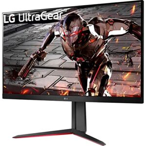 LG 32GN650-B Ultragear Gaming Monitor 32” QHD (2560 x 1440) Display, 165Hz Refresh Rate, 1ms MBR, HDR 10, sRGB 95% Color Gamut, AMD FreeSync – Black