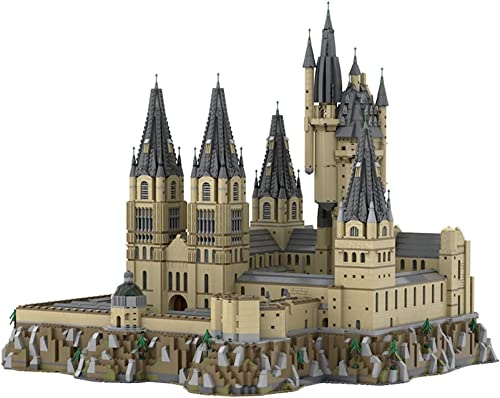 House Building Kit Modular Buildings MOC-30884 Castle Architecture Building Set(Extension Part B) Street View Building Blocks Model Compatible with L-e-g-o（12844 Pcs）