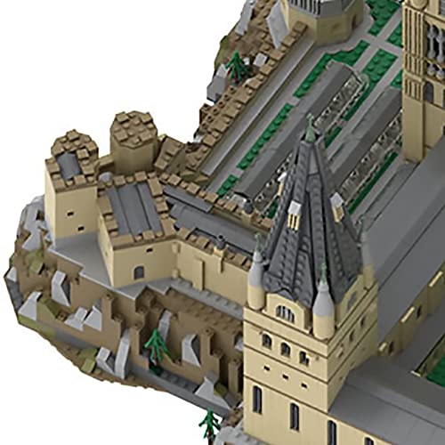 House Building Kit Modular Buildings MOC-30884 Castle Architecture Building Set(Extension Part B) Street View Building Blocks Model Compatible with L-e-g-o（12844 Pcs）