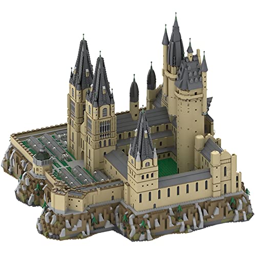 House Building Kit Modular Buildings MOC-30884 Castle Architecture Building Set(Extension Part B) Street View Building Blocks Model Compatible with L-e-g-o（12844 Pcs）