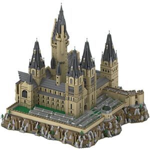 House Building Kit Modular Buildings MOC-30884 Castle Architecture Building Set(Extension Part B) Street View Building Blocks Model Compatible with L-e-g-o（12844 Pcs）