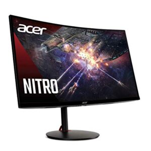 Acer Nitro XZ270 Xbmiipx 27" 1500R Curved Full HD (1920 x 1080) VA Zero-Frame Gaming Monitor with Adaptive Sync, 240Hz Refresh Rate and 1ms VRB (Display Port & 2 x HDMI 2.0 Ports) , Black