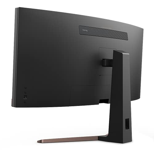 BenQ EW3880R Premium Curved Ultrawide Monitor 38" WQHD w/ Remote | IPS | 2300R Curve | HDRi | Eye-Care Tech | Height, Swivel & Tilt | 2.1ch w/ 8w Subwoofer | DisplayPort |HDMI | USB-C | USB Hub