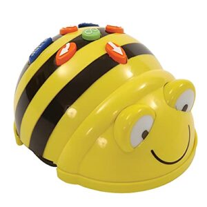 bee-bot see and say coding toy for kids, interactive rechargeable floor robot gift for children, programmable educational stem learning toys for students