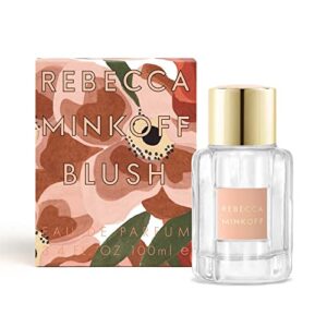 rebecca minkoff blush by rebecca minkoff - fragrance for women - sparkling top notes of citrus and black currant - heart notes of lush white florals - accentuated by cedarwood - 3.4 oz edp spray