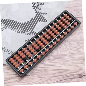 Asakkura 2pcs 15 File Abacus Kids Playsets Japanese Tools Kids Educational Toys Traditional Counting Abacus Children Abacus Toy 15 Column Math Abacus Portable Counting Abacus Small Abacus