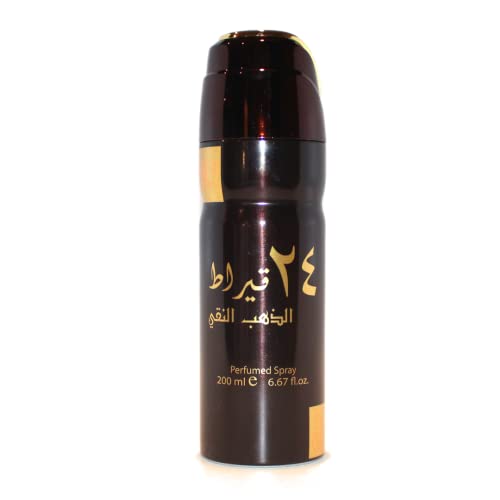 Lattafa Deodorant Perfumed Spray 200 ml/6.67 fl.oz | Oriental DEO with a Classic Combination of Oudh, Roses & Vanilla I Energizing Oud Fragrance I Classy Unisex Scent I Summer Deo Fresh, Citrus, Pepper I Vanilla, Jasmine, White Musk, Ambergris & Saffron I