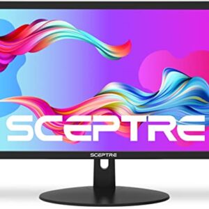 Sceptre IPS 22 inch 1080p Gaming Monitor 75Hz HDMI x2 99% sRGB up to 320 Lux Blue Light Filter Build-in Speakers, Machine Black (E225W-FPT Series)